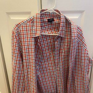 J Crew Mens Large Button Up